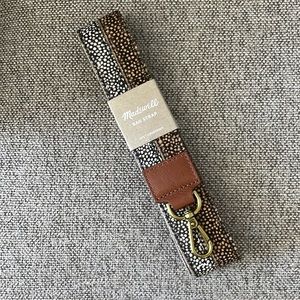Madewell bag strap - animal print